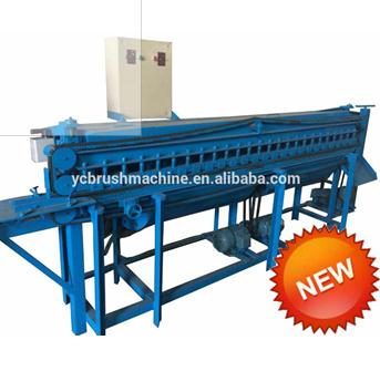 paint brush bristle combing and trimming machine 